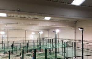 Lighting Standards on Padel Courts