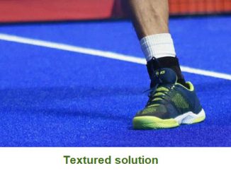Textured turf for Padel Courts