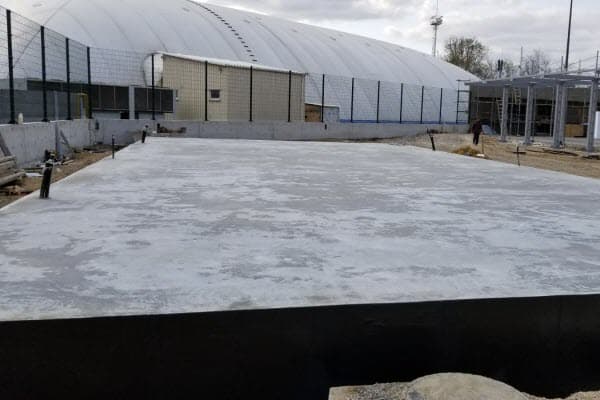 All foundation systems for a Padel Court - Padel