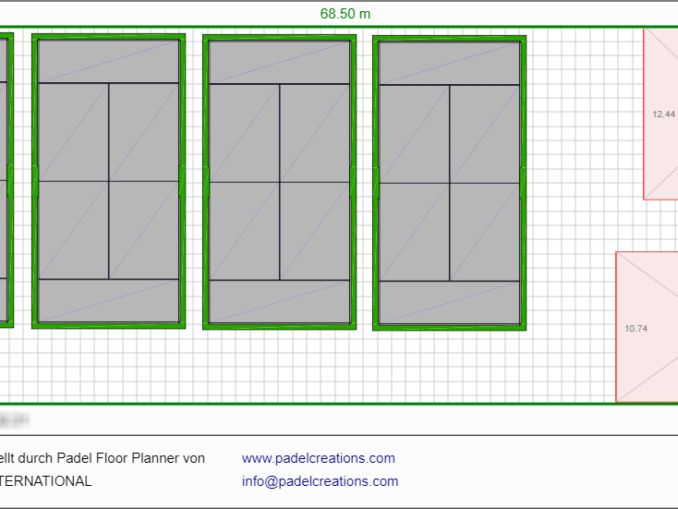 Layouts with Padel Floor Planner - Padel