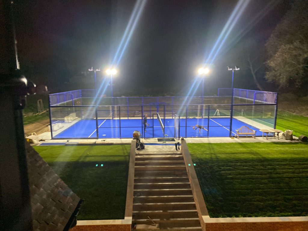 Padelcreations - We deliver and install Padel Courts Lighting system on a Padel Court ...  Padel Court Construction %Post Title